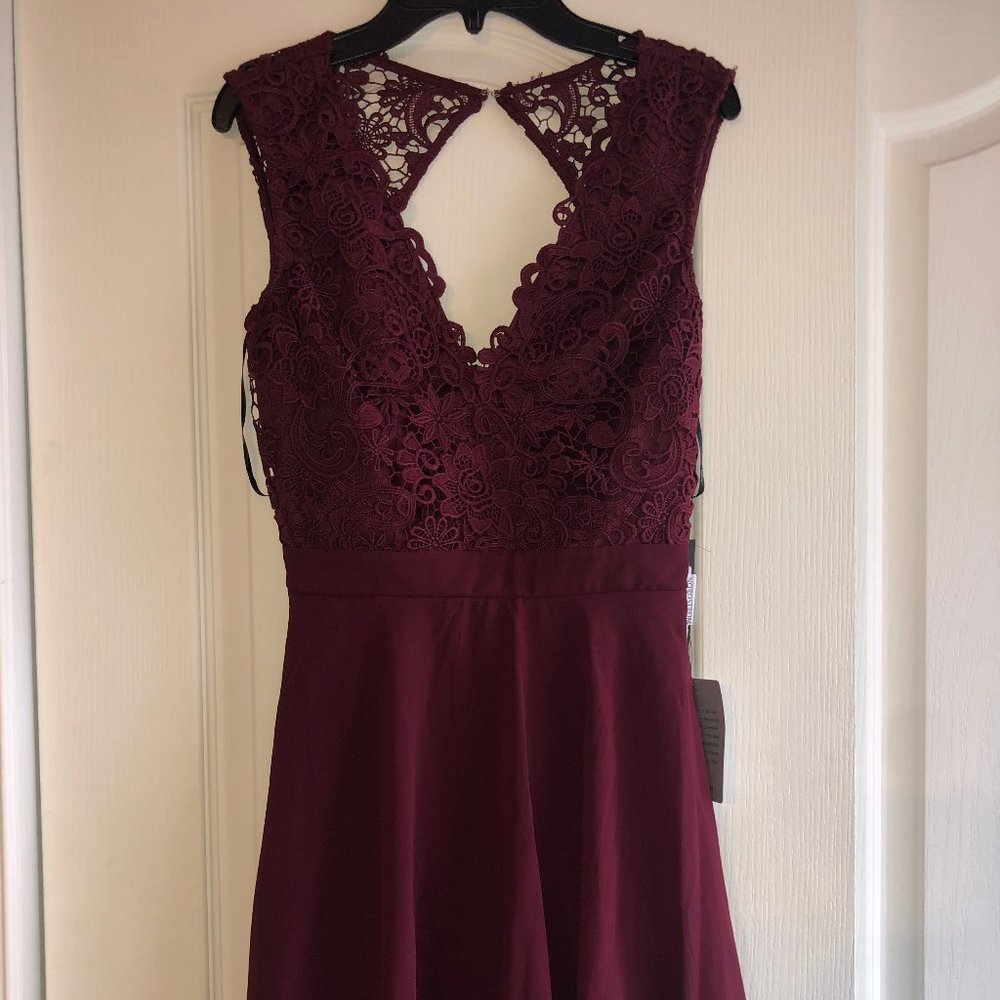 Skater Open Back Dress